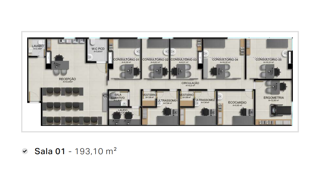 Planta 193,10 m²